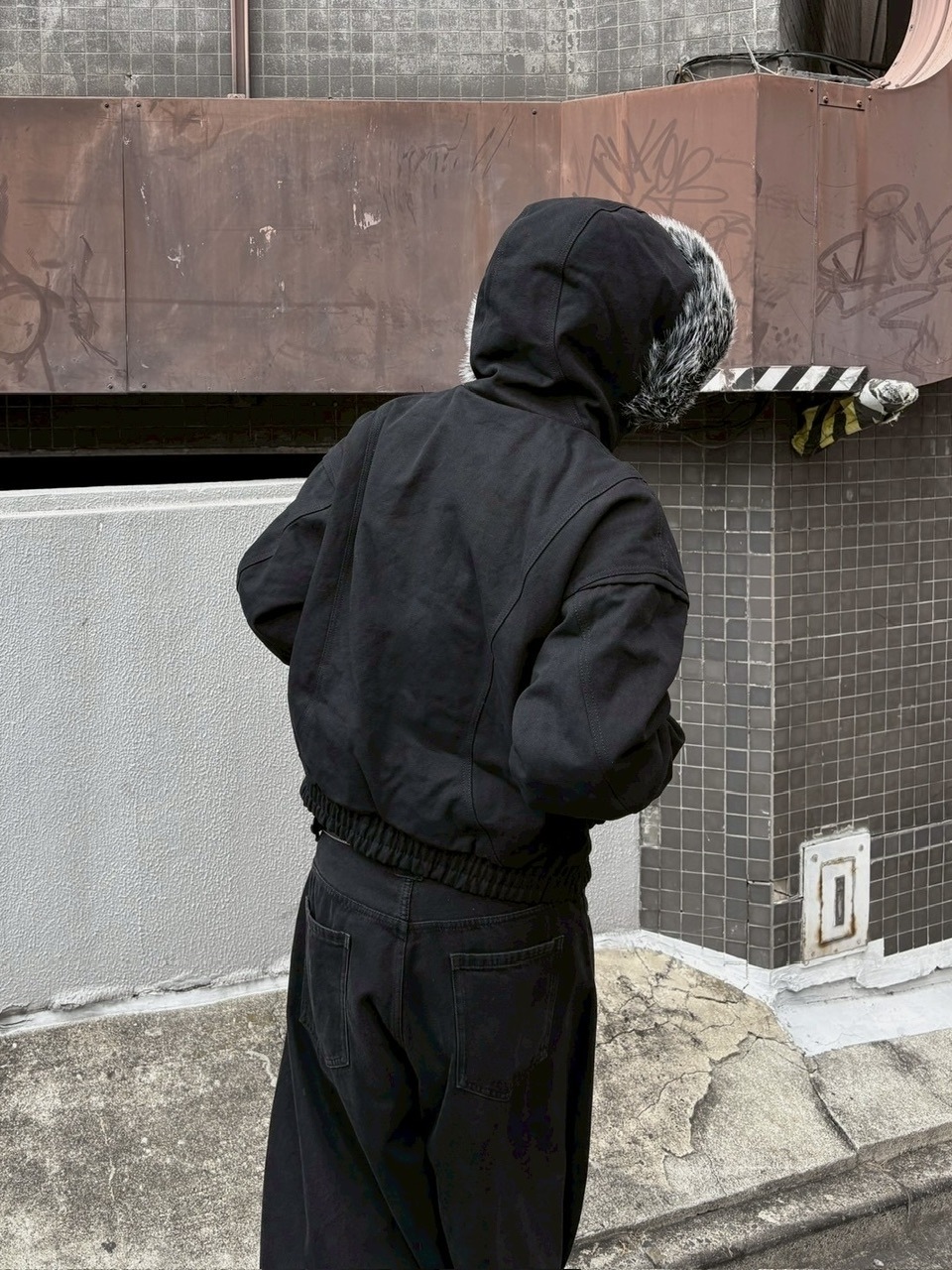 youll】cropped fur hooded blouson | OUR BRAND,youll | PRESSING WEB