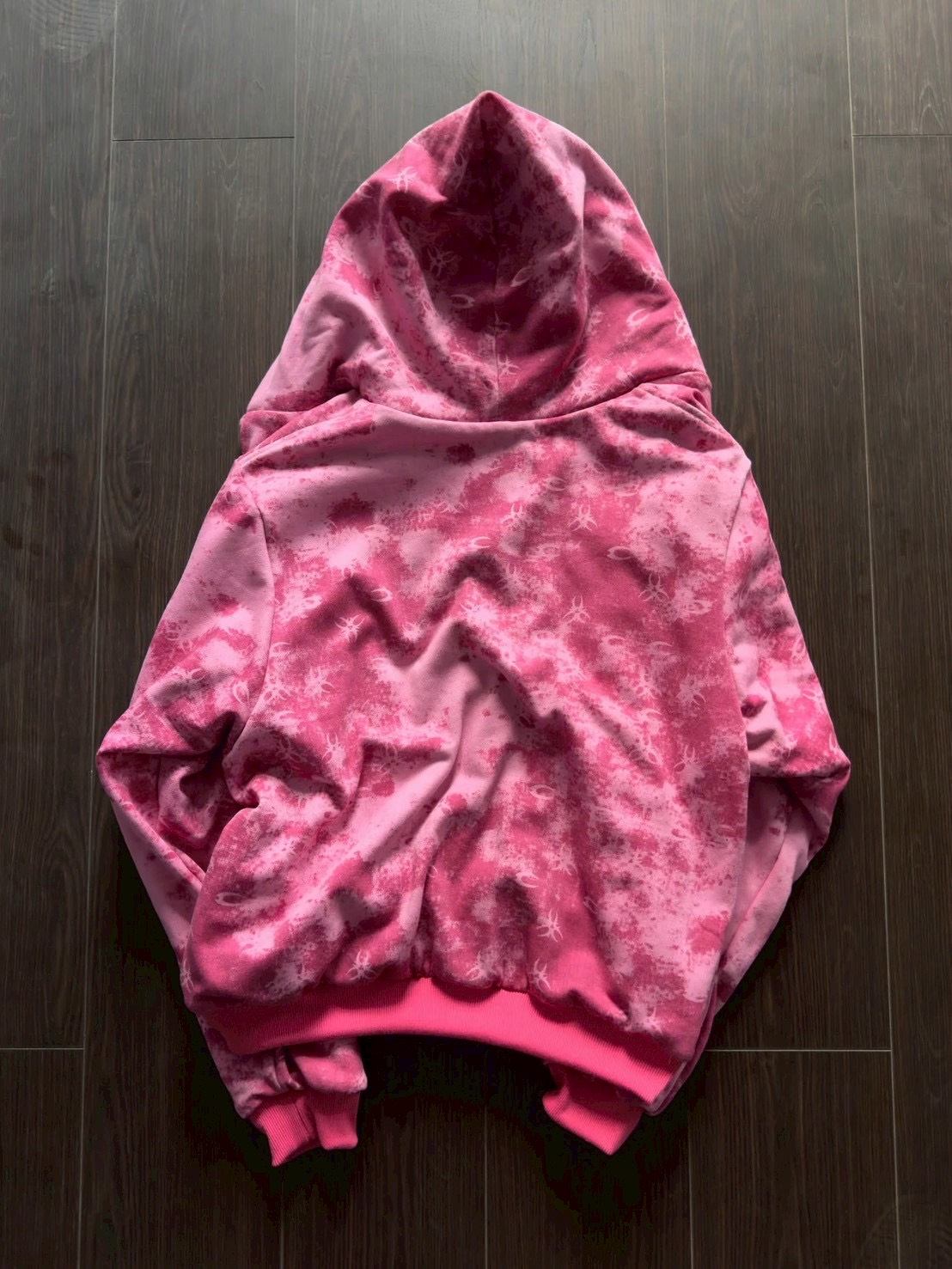 12/8 21:00 発売【Cozy world Wide】PINK GLAMOUR ZIP UP HOODIE | OUR
