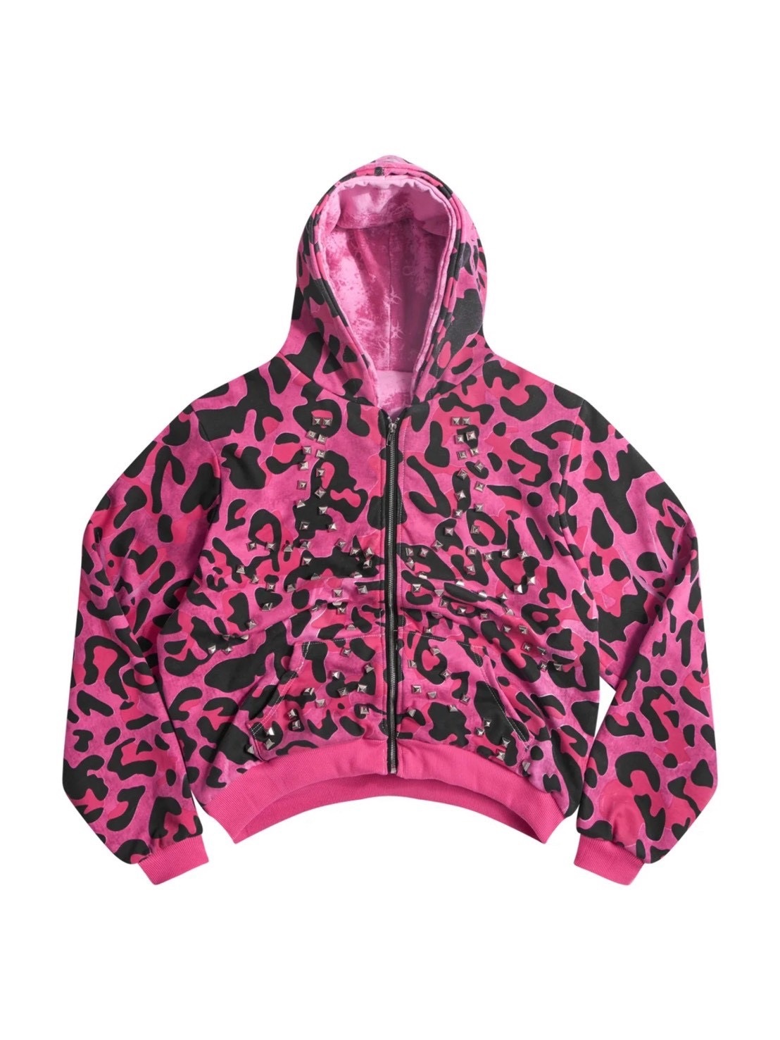 12/8 21:00 発売【Cozy world Wide】PINK GLAMOUR ZIP UP HOODIE | OUR