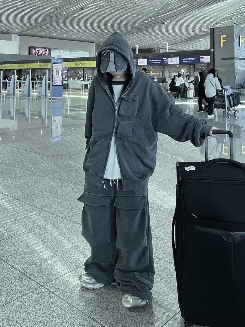 XU DOG】pocket cargo sweat pants (2color) / 【エックスユー