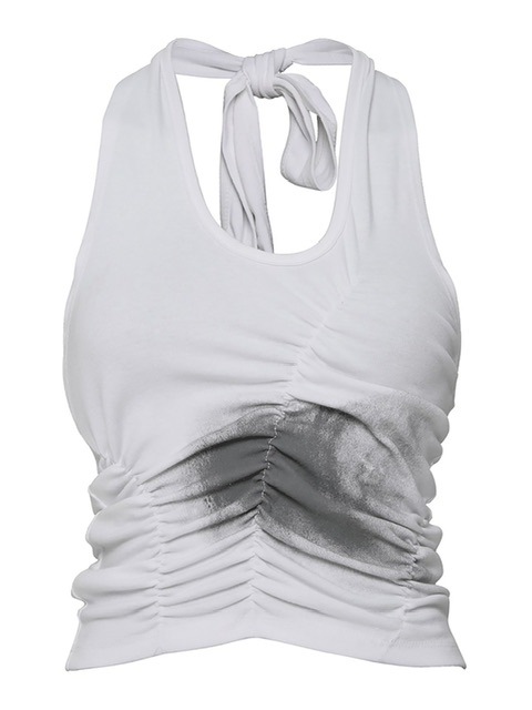 ●FLARE UP● Vanish Halterneck Top FL124White FL-124_White FLAREUP】Vanish Halterneck Top | OUR BRAND,FLAREUP