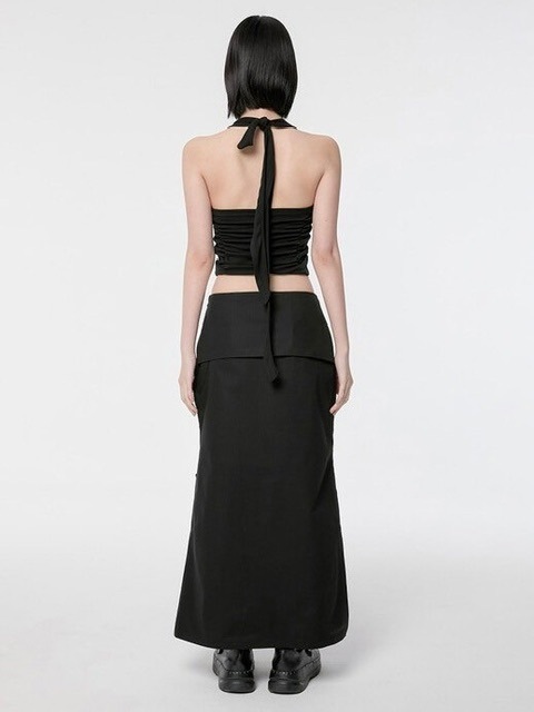 ★FLARE UP★ Vanish Halterneck Top FL124Black Vanish Halterneck Top (FL-124_Black) - FLAREUP | 60% - Asian