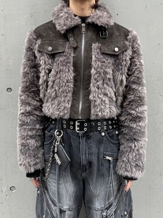 Never mind the XU】suede fur jacket (2color) | OUR BRAND,Never