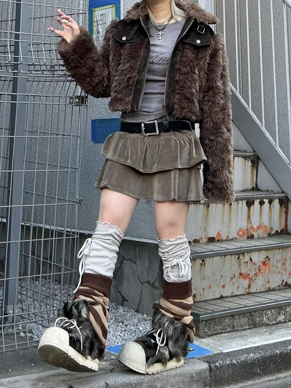 Never mind the XU】suede fur jacket (2color) | OUR BRAND,Never