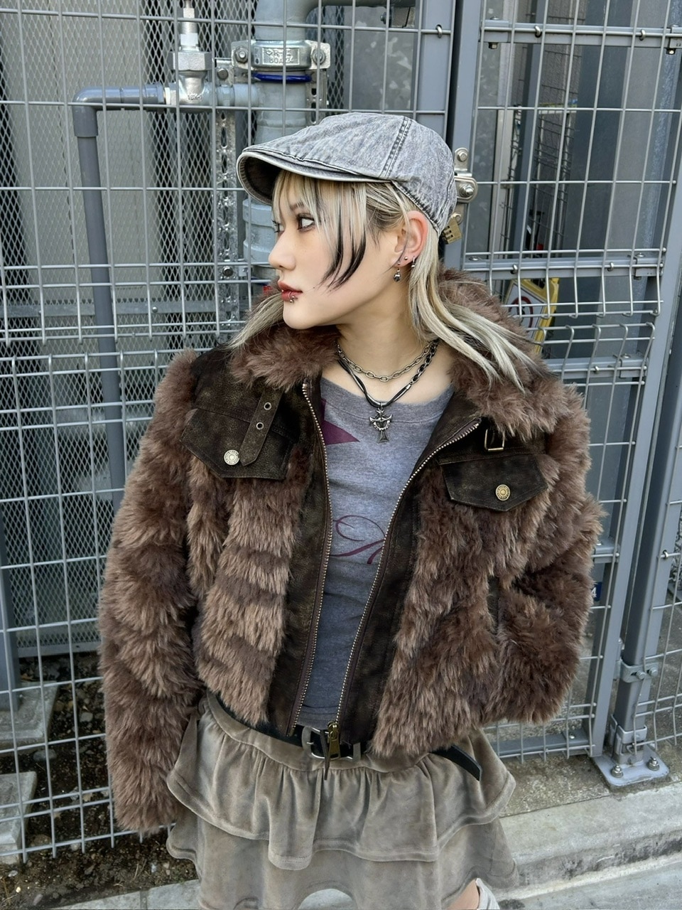 Never mind the XU】suede fur jacket (2color) | OUR BRAND,Never