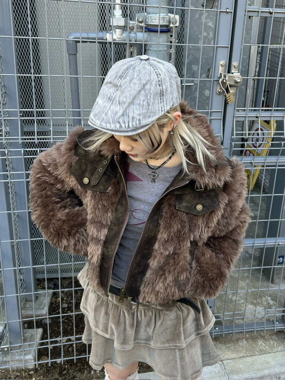 Never mind the XU】suede fur jacket (2color) | OUR BRAND,Never