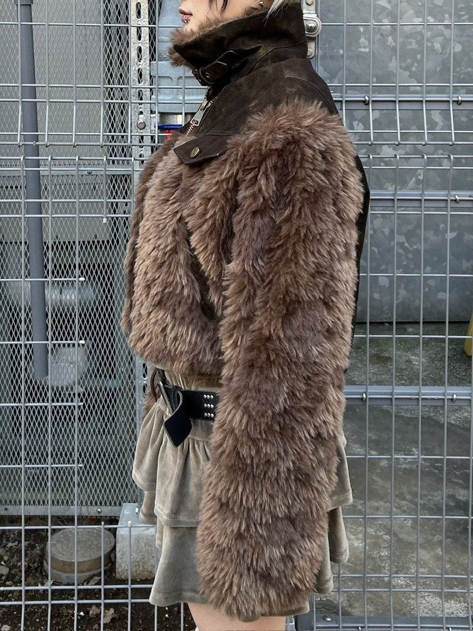 Never mind the XU】suede fur jacket (2color) | OUR BRAND,Never