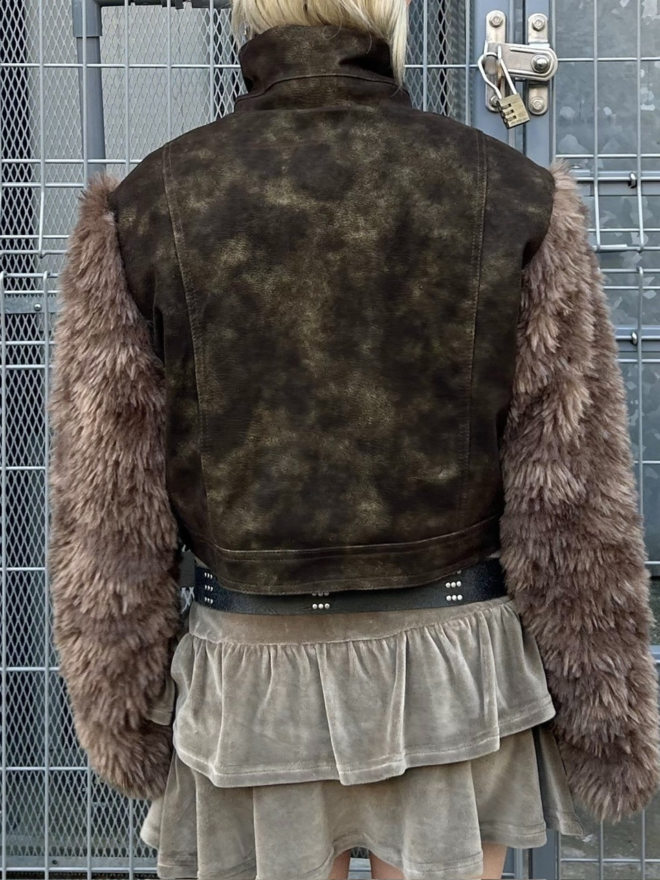 Never mind the XU】suede fur jacket (2color) | OUR BRAND,Never