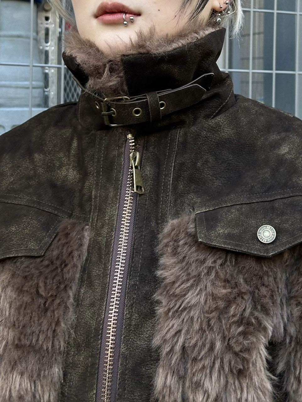 Never mind the XU】suede fur jacket (2color) | OUR BRAND,Never