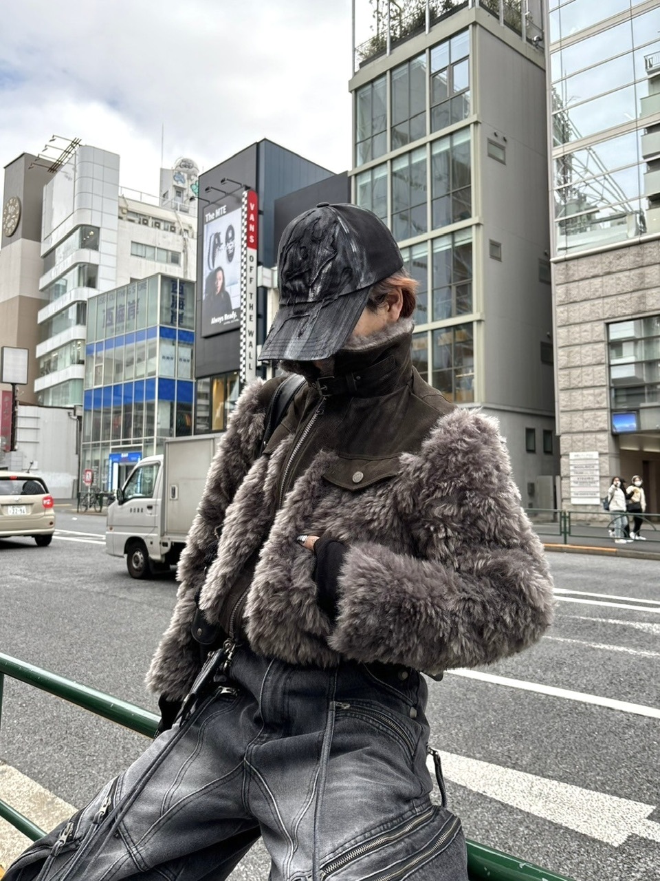【Never mind the XU】suede fur jacket (2color)