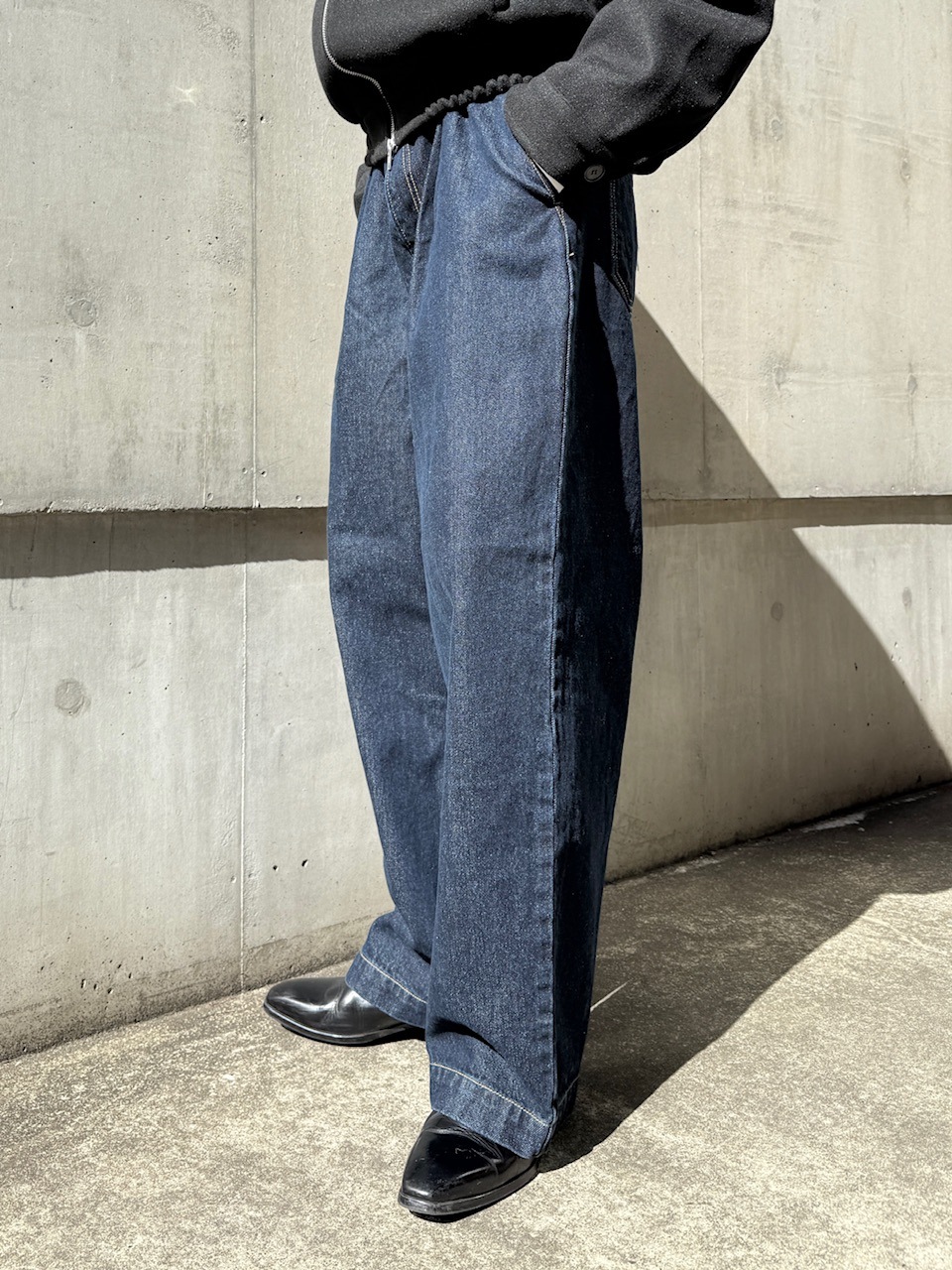 【早い者勝ち】order loose denim pants order【オーダー】loose denim pants one wash 