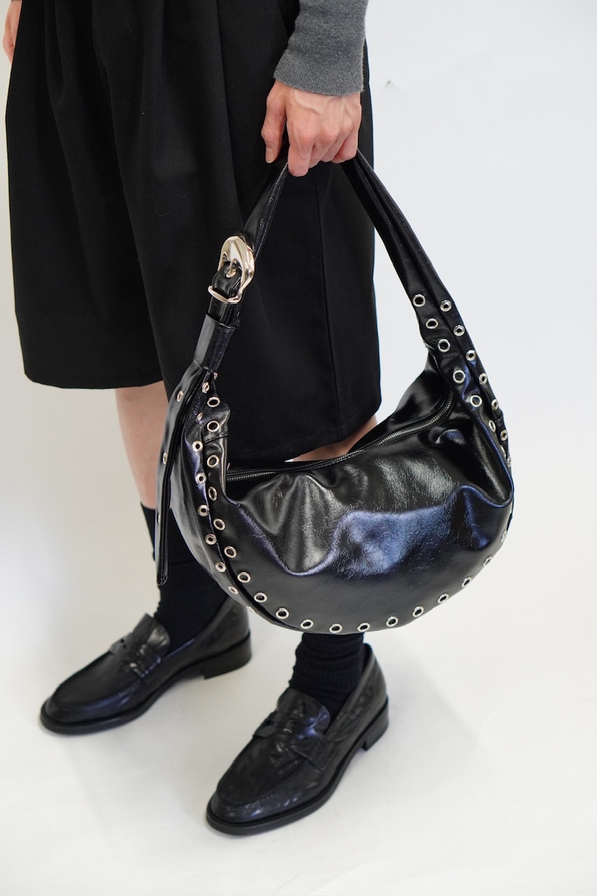 東京店WEB限定受注制【Chikashitsu +】eyelet cross bag | OUR BRAND