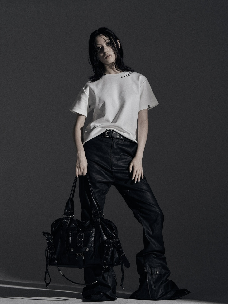 パンツ Rosen Kreuz side zip belt flare pants Rosen Kreuz】side zip belt flare pants | OUR BRAND,Rosen