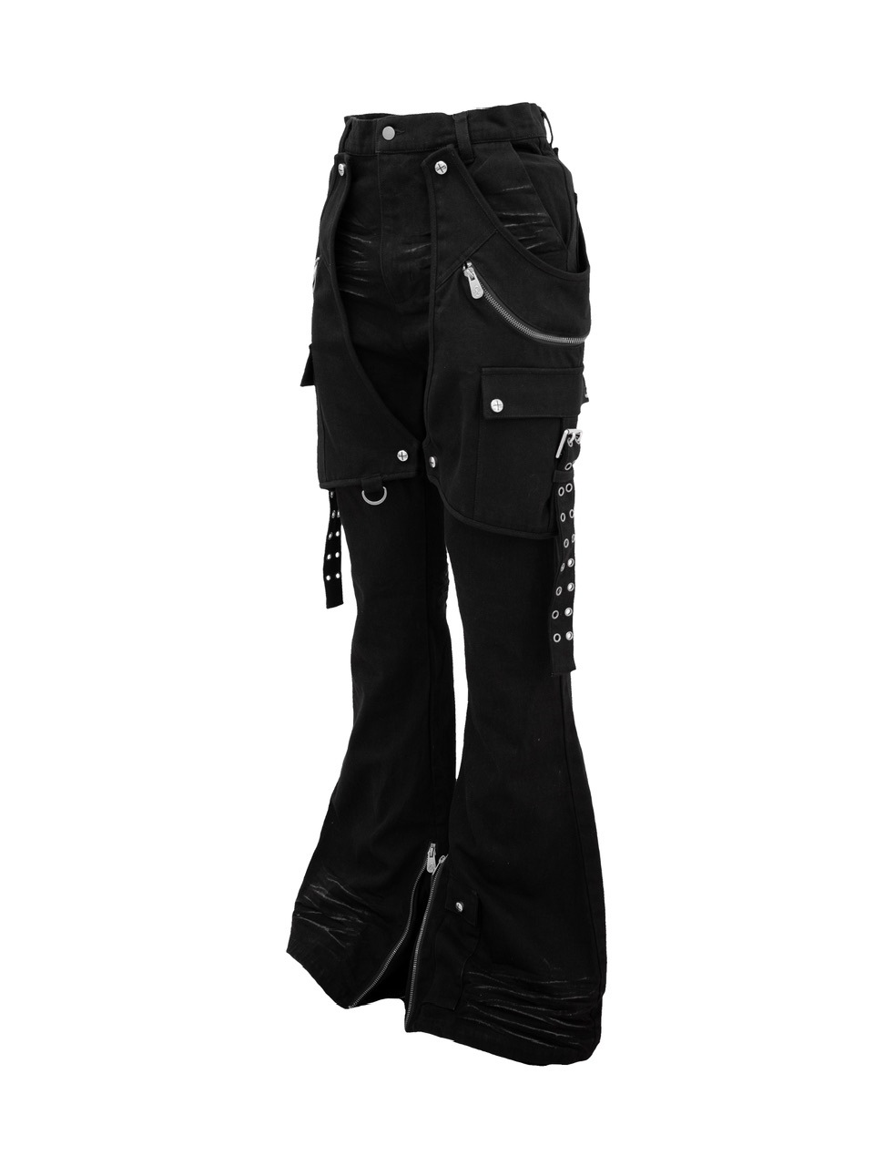 パンツ Rosen Kreuz side zip belt flare pants Rosen Kreuz】side zip belt flare pants | OUR BRAND,Rosen