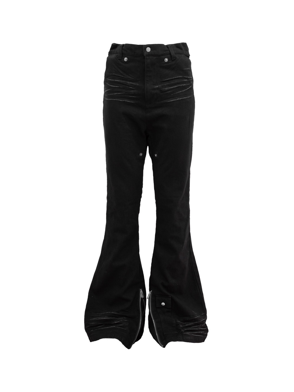 Rosen Kreuz】SIDE BELT DOCKING FLARE PANTS | OUR BRAND,Rosen