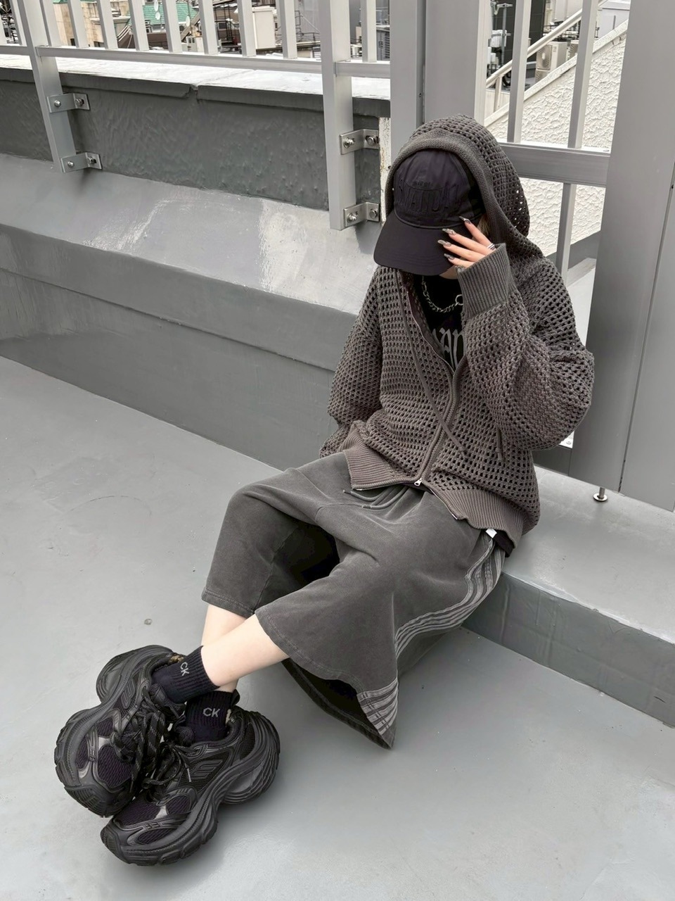 nmtc+】side line pigment sweat shorts (2color) | OUR BRAND,nmtc +