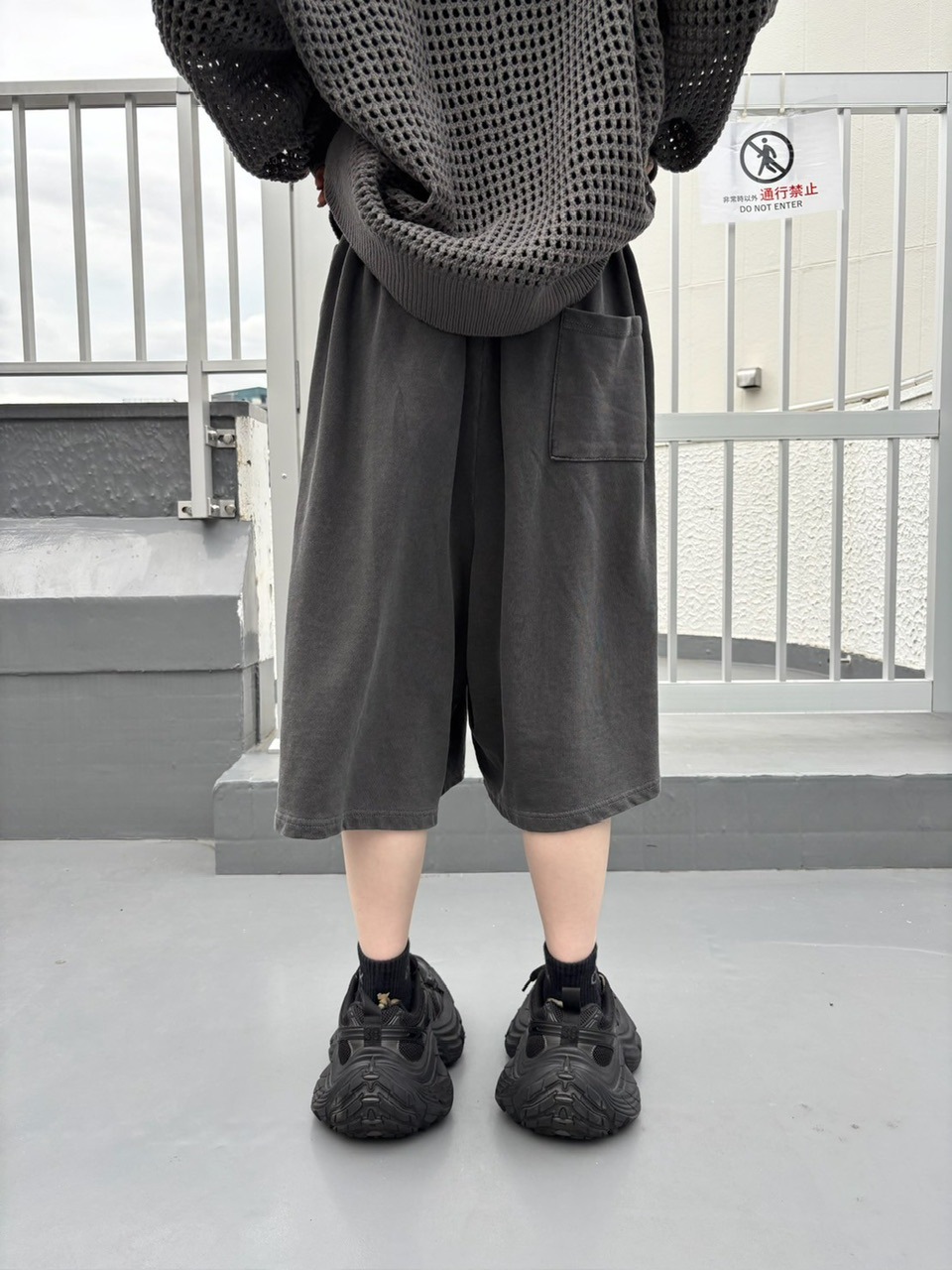 【nmtc+】side line pigment sweat shorts (2color)