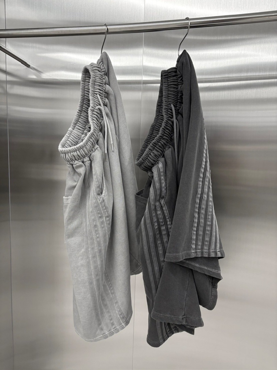 【nmtc+】side line pigment sweat shorts (2color)