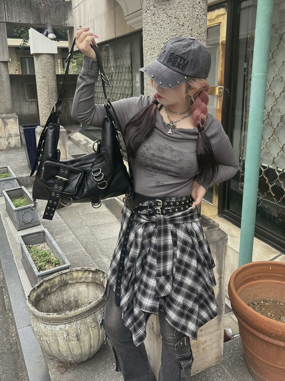 スカート rurumu: core printedlong tight skirt rurumu:（ルルムウ）の「rurumu:/ルルムウ/rurumu: core printedlong