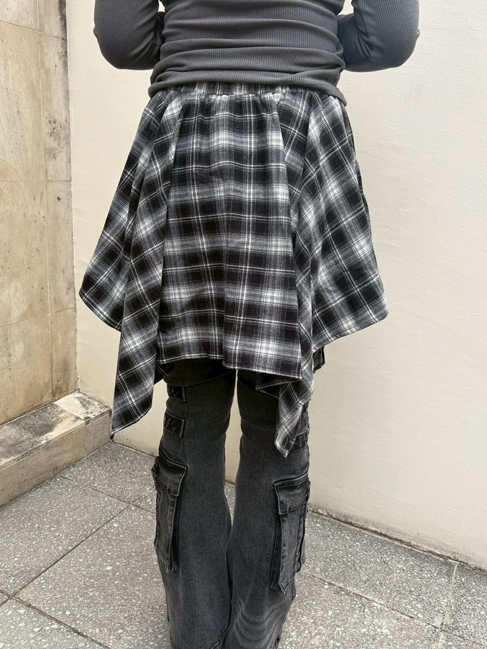 H*I様 GLAY　SPIKE RECORDINGS チェック　ラップスカート H*I様 GLAY SPIKE RECORDINGS チェック ラップスカート - メルカリ