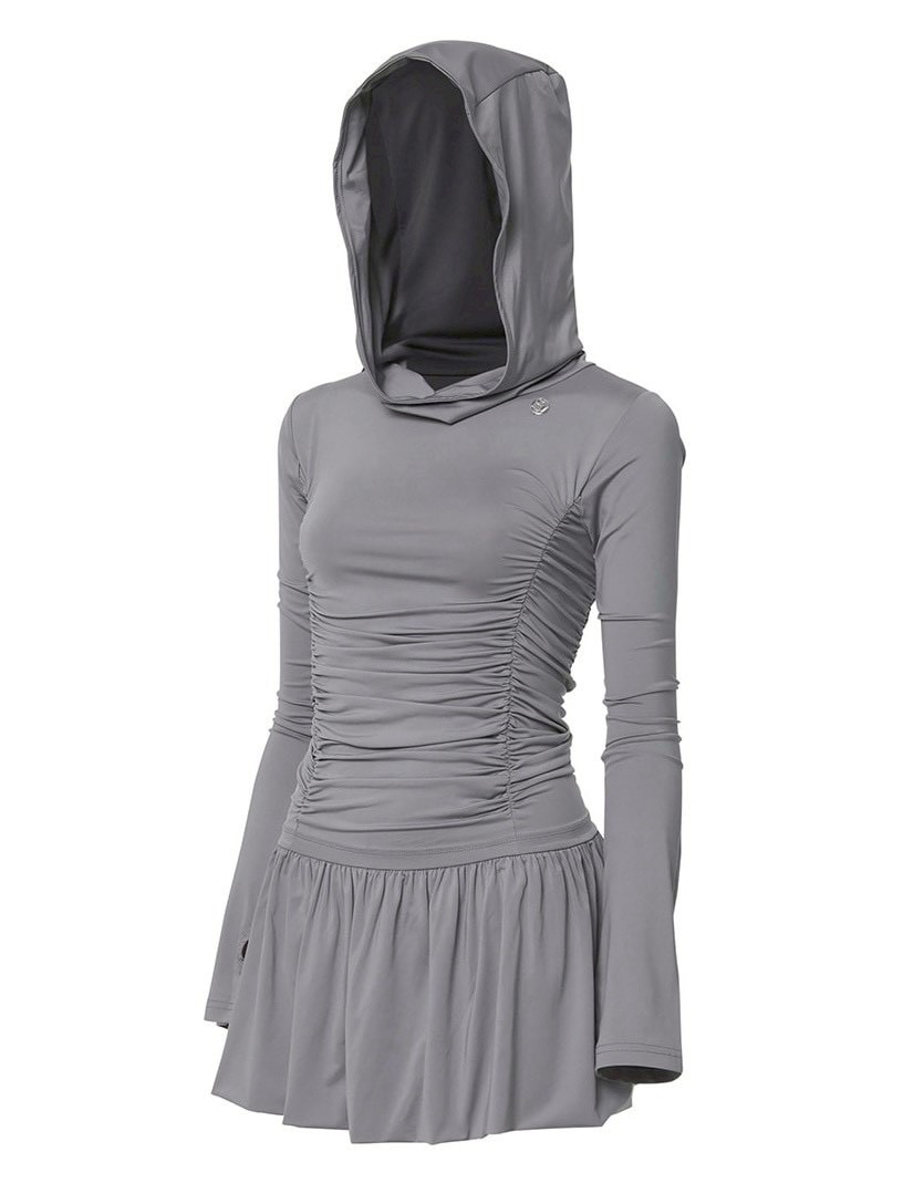 【タグ付き】FLAREUP フレアアップ トップス FLAREUP】Hooded High Neck Long Dress / 【フレアアップ】フード