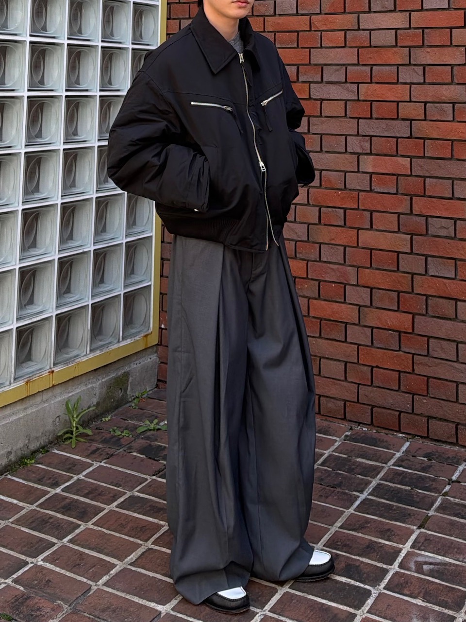 東京店WEB限定受注制【Chikashitsu +】biker short jacket / 【チカシツプラス】バイカーショートジャケット (3color)