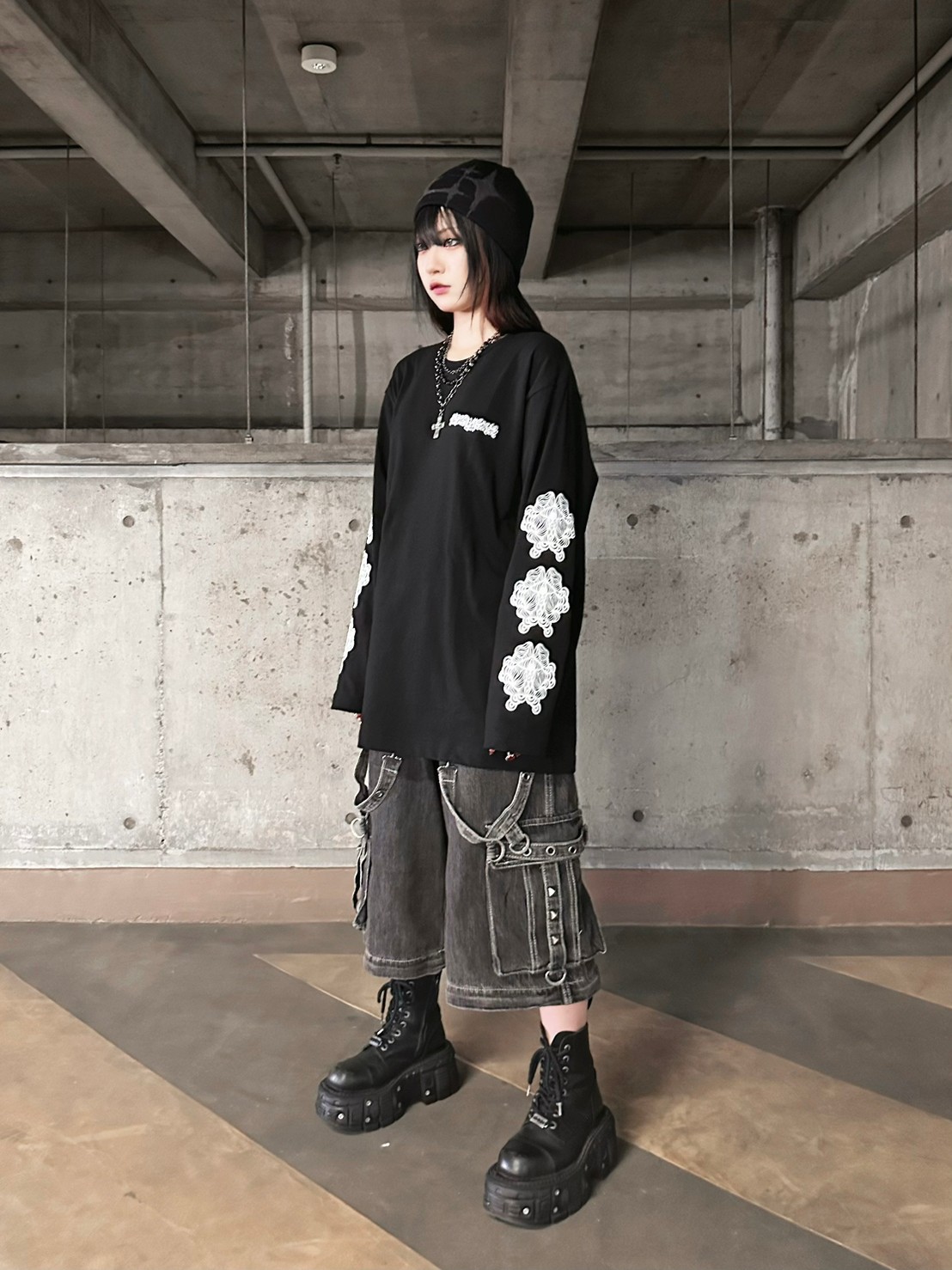 【Bizarre Maiden】pattern long sleeve