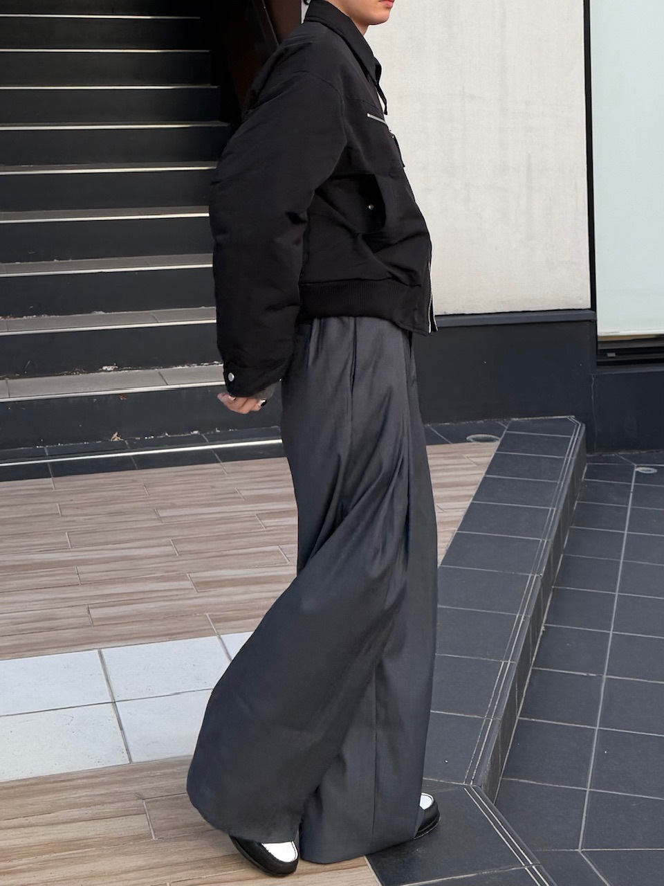 東京店WEB限定受注制【Chikashitsu +】biker short jacket / 【チカシツプラス】バイカーショートジャケット (3color)