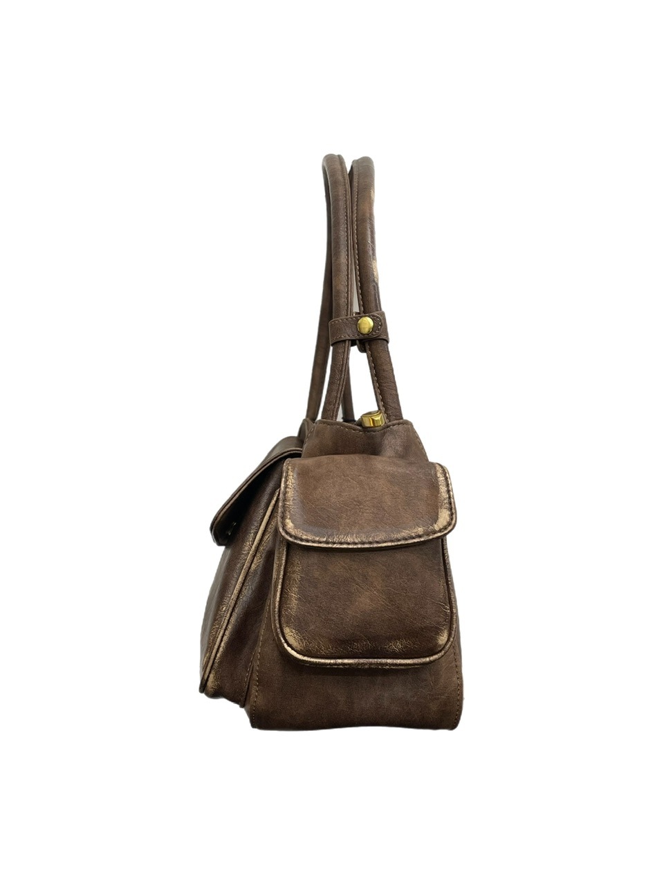 Chikashitsu +】vintage leather hand bag (2color) | OUR BRAND