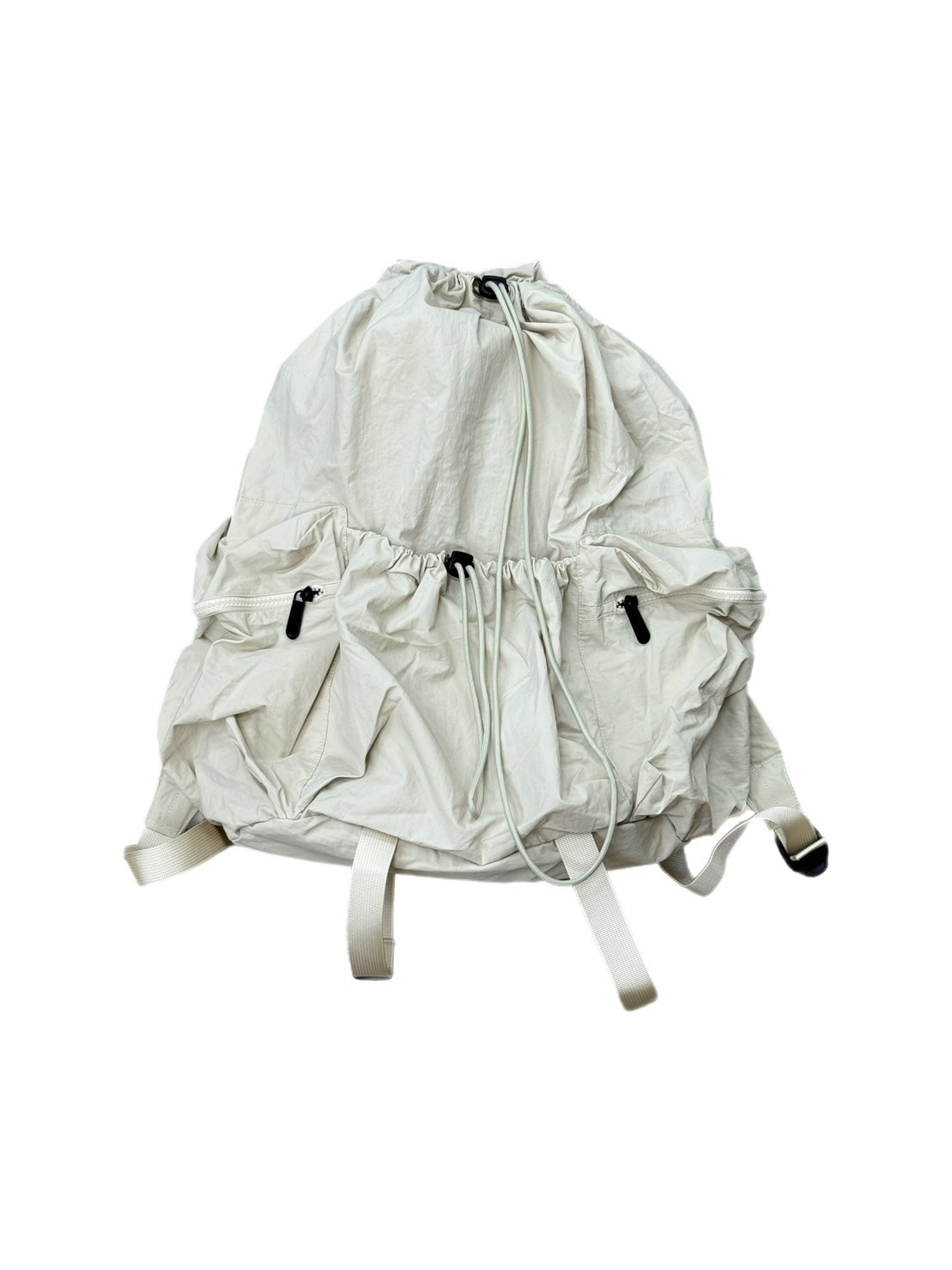 受注制【Chikashitsu +】pocket string backpack (2color