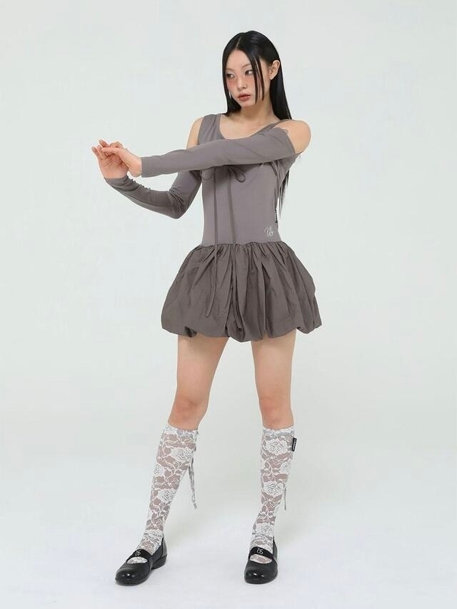 Uglyshadow】RIBBON PUMPKIN DRESS | OUR BRAND,Uglyshadow | PRESSING