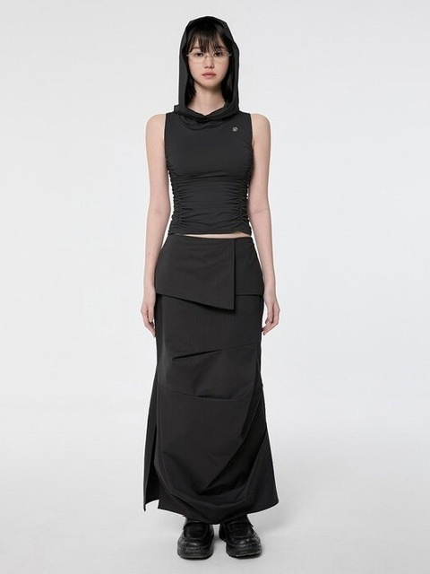 【FLAREUP】24SS★ Hooded High Neck Sleeveless FLAREUP】Hooded High Neck Sleeveless | OUR BRAND,FLAREUP