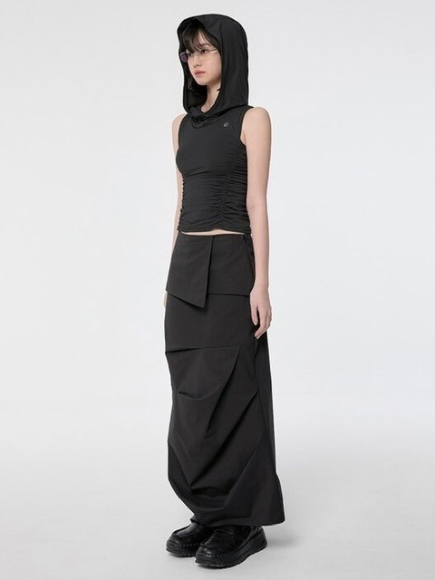 【FLAREUP】24SS★ Hooded High Neck Sleeveless FLAREUP】Hooded High Neck Sleeveless | OUR BRAND,FLAREUP