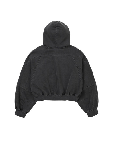 AJOBYAJO(アジョバイアジョ) フード付き ジップアップパーカー 4/18再入荷【AJOBYAJO】Vintage Pigment Zip-Up Hoodie | OUR