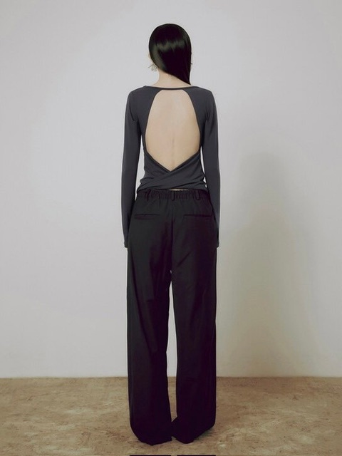 [FLARE UP]★24FW★韓国人気★3.Pin-tuck Wide Pants FLAREUP】3.Pin-tuck Wide Pants | OUR BRAND,FLAREUP