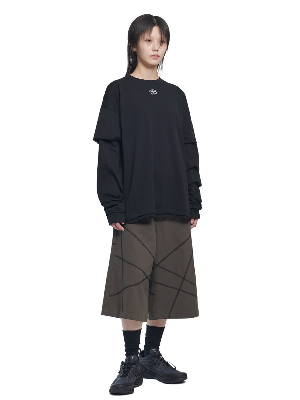 【NOMANUAL】ABRASION LAYERED LONG SLEEVE TEE スリーブティー NOMANUAL】ABRASION LAYERED LONG SLEEVE TEE | OUR BRAND