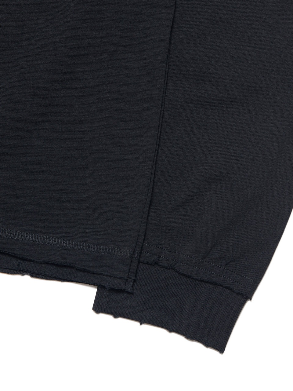 【NOMANUAL】ABRASION LAYERED LONG SLEEVE TEE / 【ノーマニュアル】レイヤードロゴ長袖Tシャツ