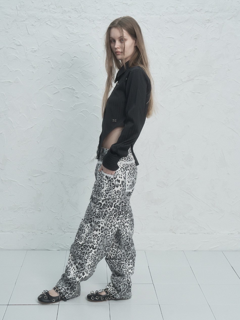 SETUP-EXE/セットアップエグゼ LEOPARD LACE PANTS SETUP‐EXE】LEOPARD LACE PANTS | OUR BRAND,SETUP-EXE