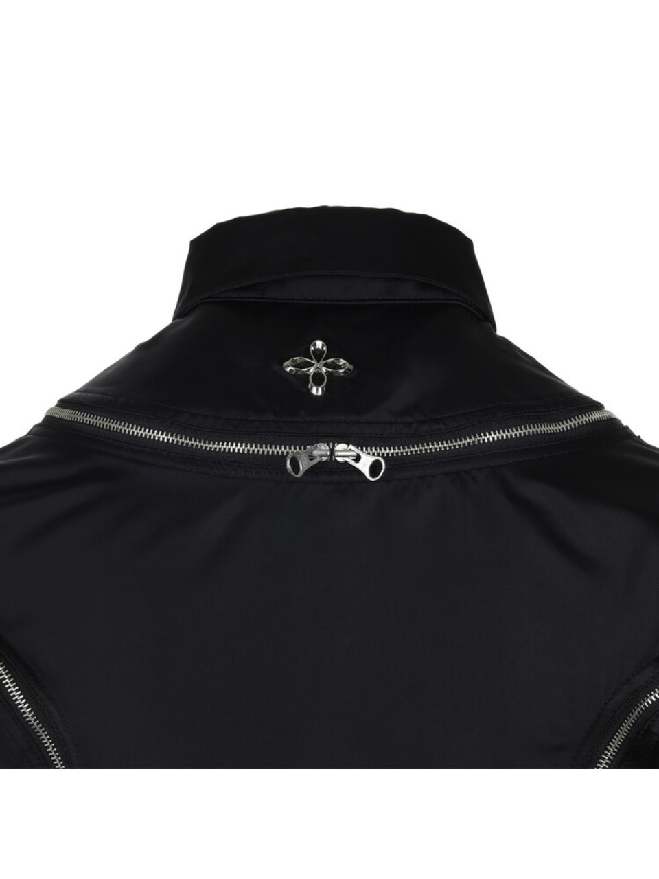 SURGERY】balanced zippers detail crop shirts | OUR BRAND