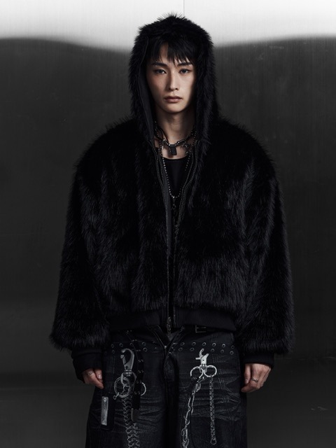 11/30 19:00発売【Rosen Kreuz】LAYERED REVERSIBLE FUR BLOUSON | OUR