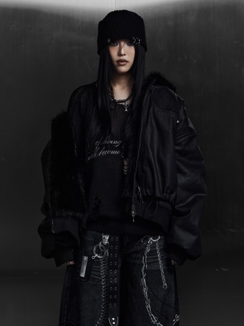11/30 19:00発売【Rosen Kreuz】LAYERED REVERSIBLE FUR BLOUSON | OUR