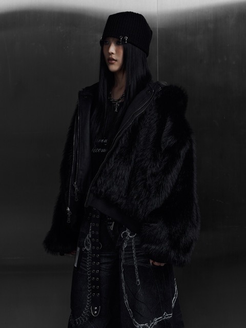 【Rosen Kreuz】leather jacket 11/30 19:00発売【Rosen Kreuz】LAYERED REVERSIBLE FUR BLOUSON | OUR