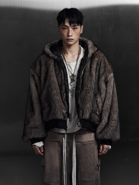 Rosen Kreuz】LAYERED REVERSIBLE FUR BLOUSON | OUR BRAND,Rosen