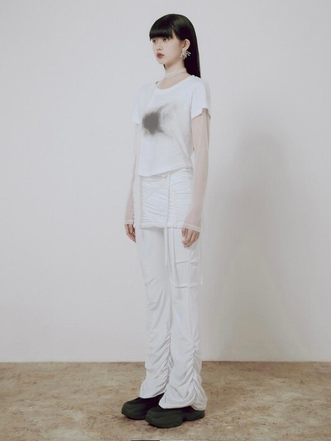 【FLAREUP】24FW★ Sheer Vanish Scarf Long Sleeve FLAREUP】Sheer Vanish Scarf Long Sleeve | OUR BRAND,FLAREUP