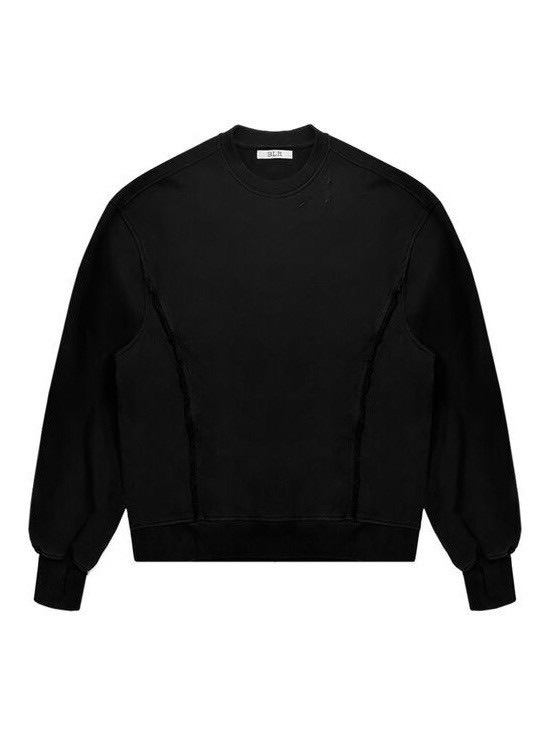 【BLUER】Over-fit Raw-cutted Line Sweatshirts BLR BLUER】OVER-FIT RAW-CUTTED LINE SWEATSHIRTS | OUR BRAND