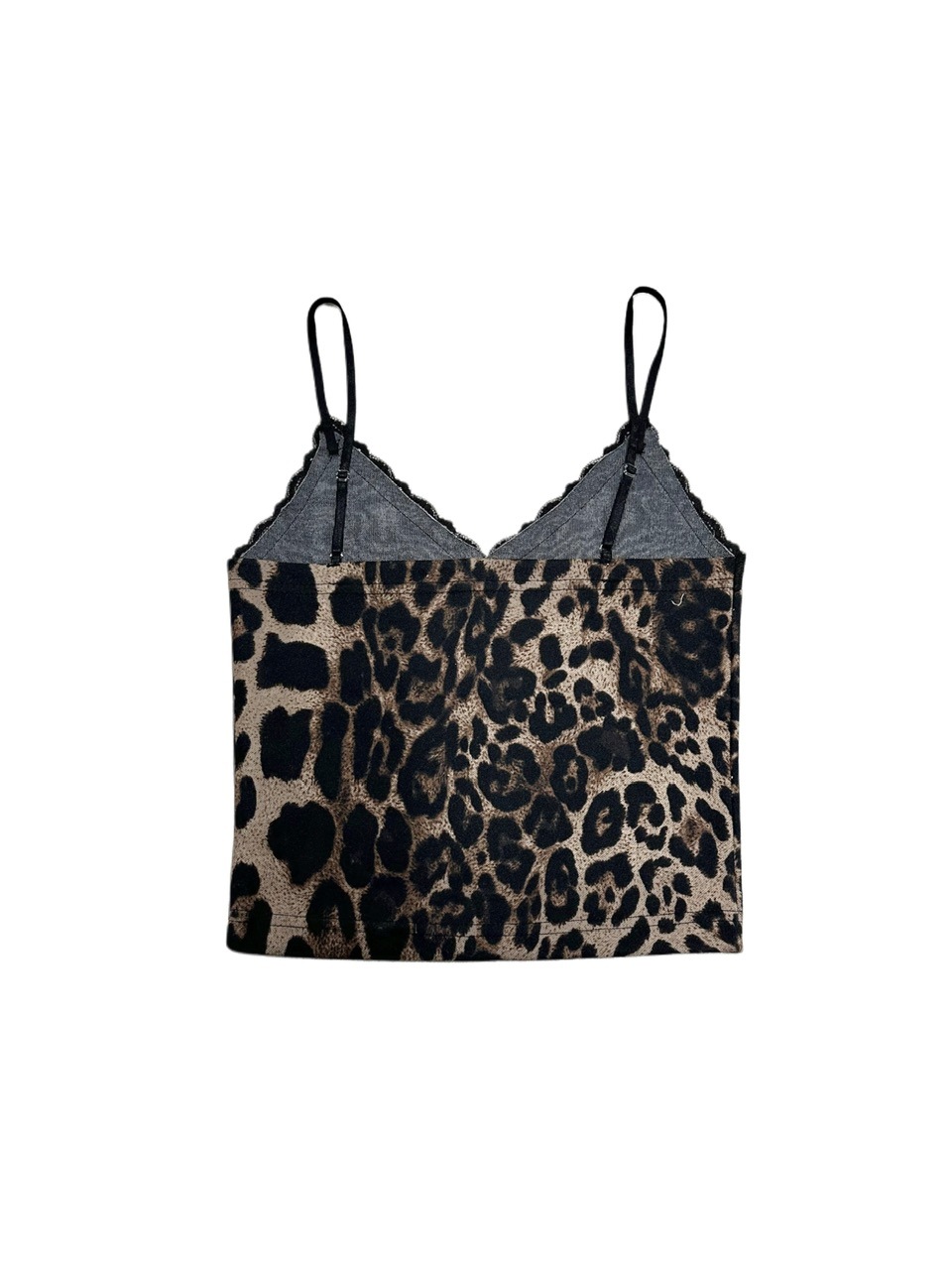 受注制【Never mind the XU】leopard camisole (2color) | OUR BRAND
