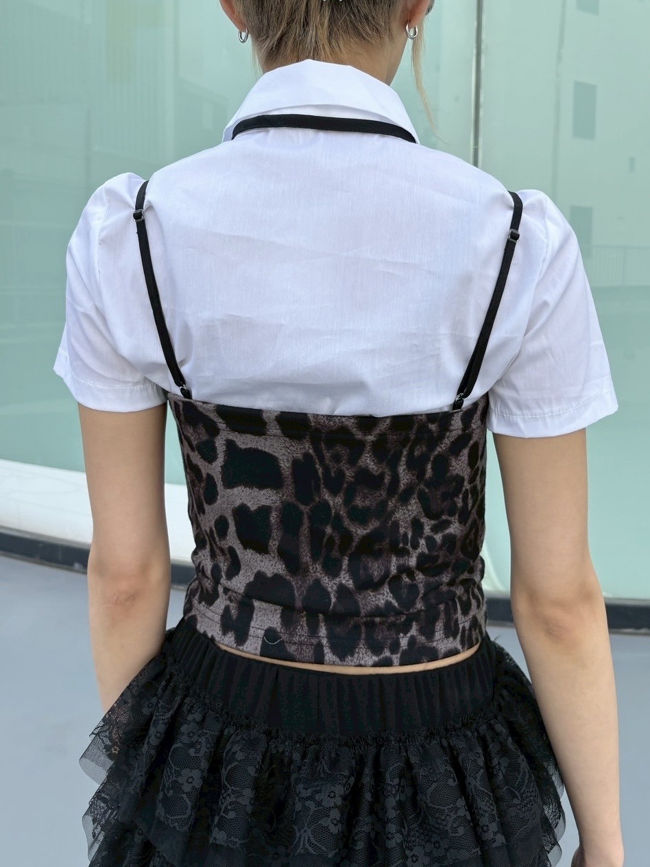 トップス 00s leopard crash tank top CIVARIZE トップス 00s leopard crash tank top CIVARIZE 00s leopard crash
