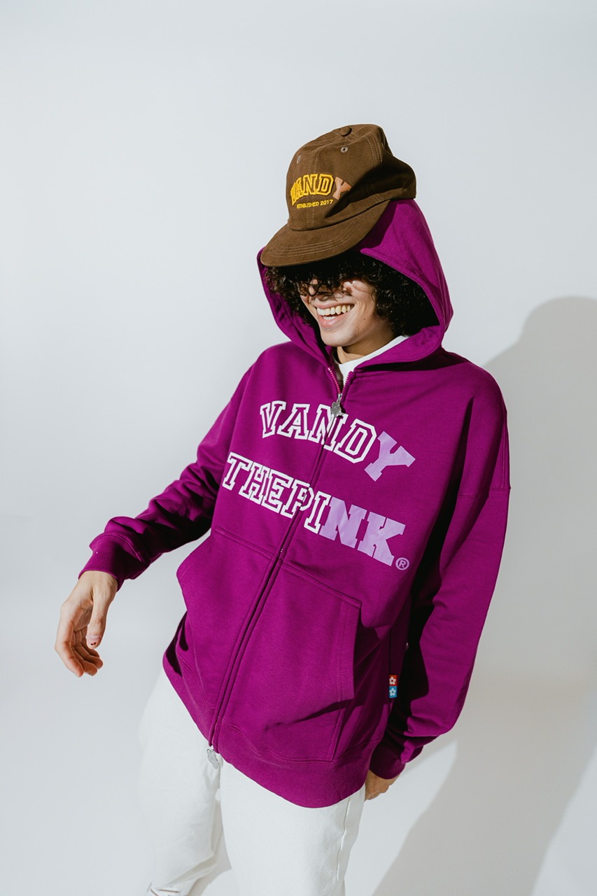 VANDY THE PINK】VANDYTHEPINK COLLEGE ZIP-UP | OUR BRAND
