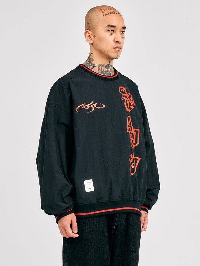 AJOBYAJO】Total Logo Nylon Sweatshirt | OUR BRAND,AJOBYAJO