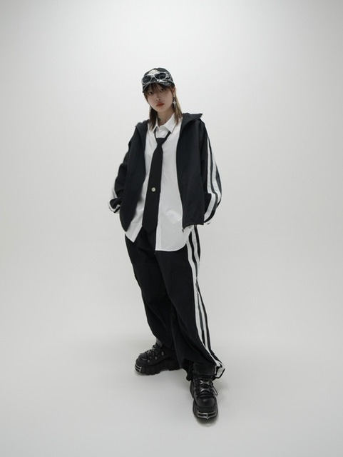 受注制【XU DOG】set up side line track pants